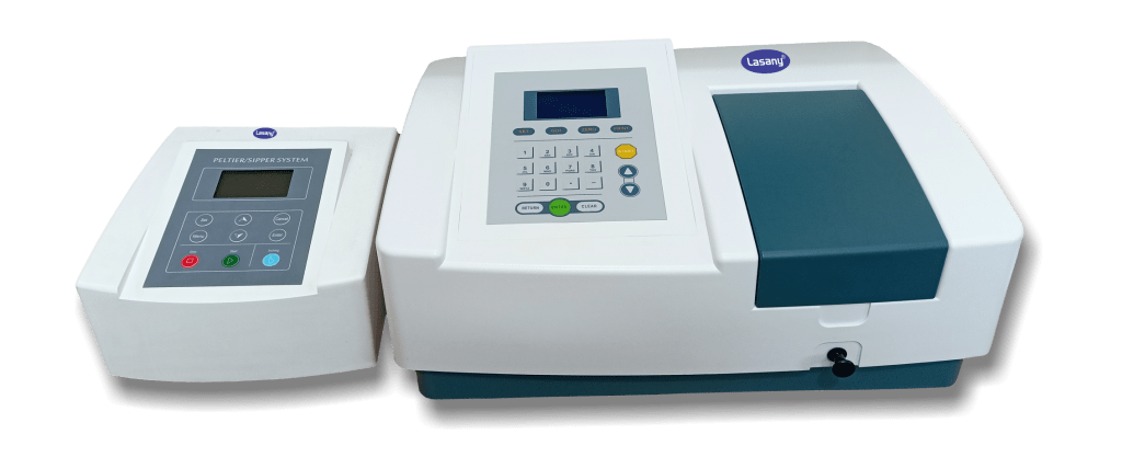 Single Beam Spectrophotometer With Scanning Software Peltier Model