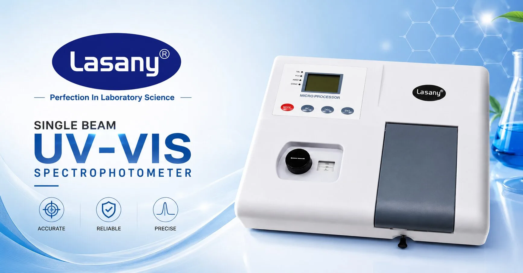 Single Beam UV Spectrophotometer