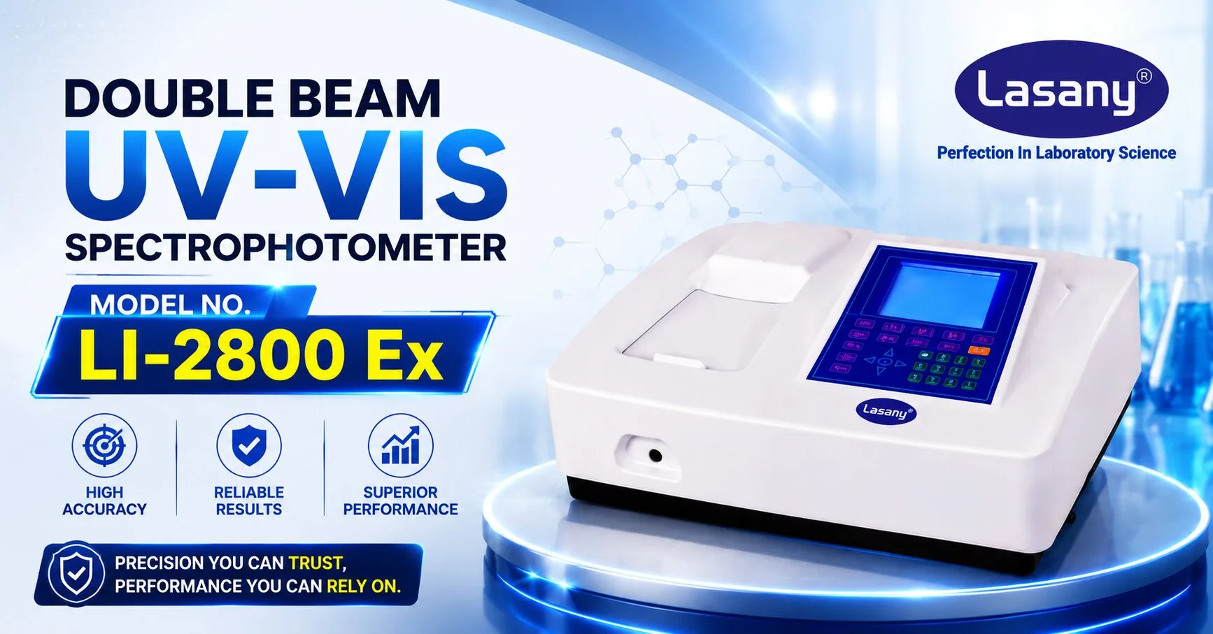 Double Beam UV-VIS Spectrophotometer
